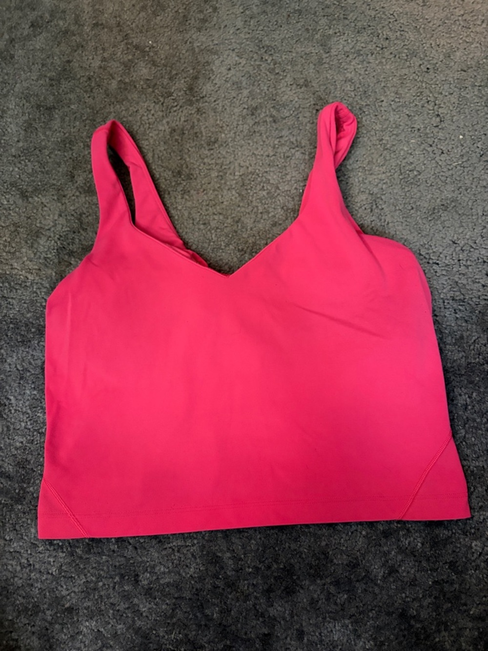 lululemon athletica Hot Pink V-Neck Align Tank